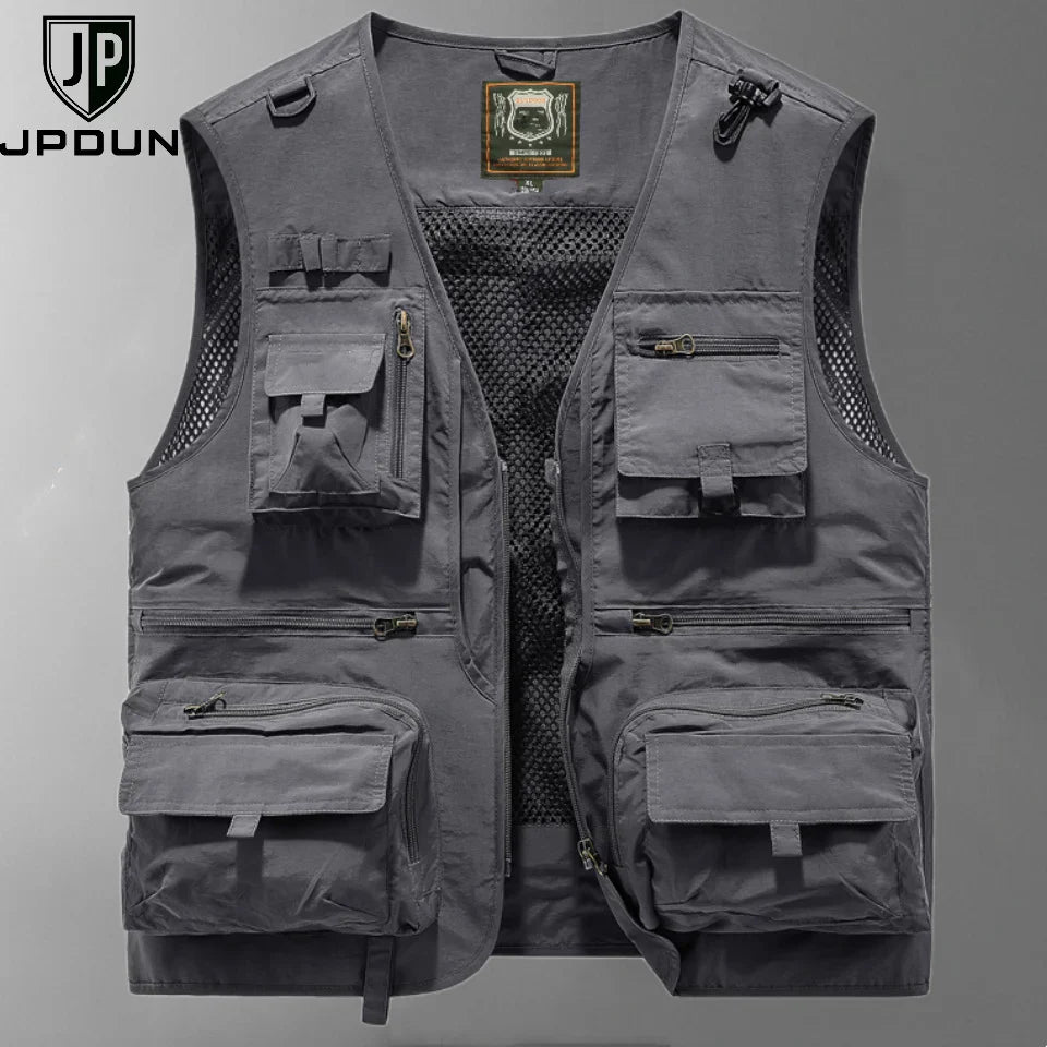 Breathable Cargo Vest for Hot Days