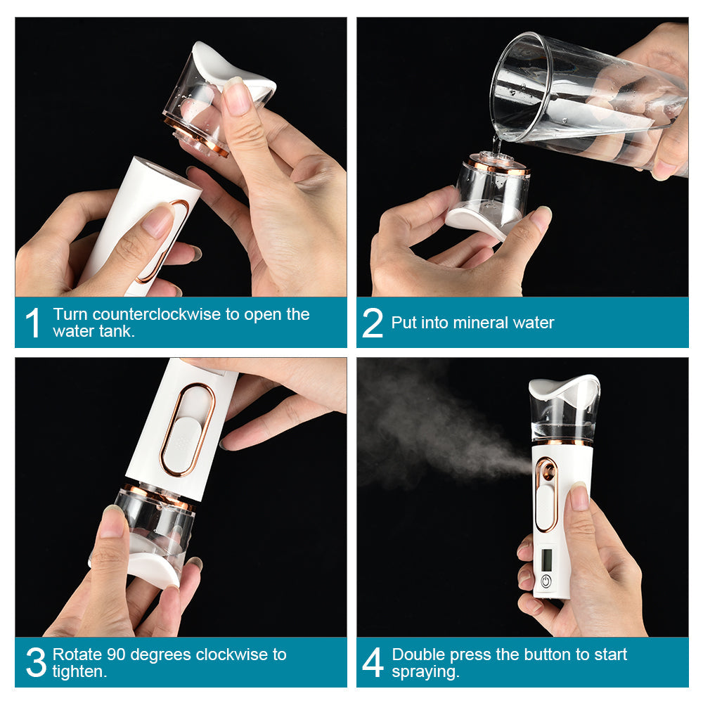 Facial Steamer | Portable Hydrating Mist Device for Skincare