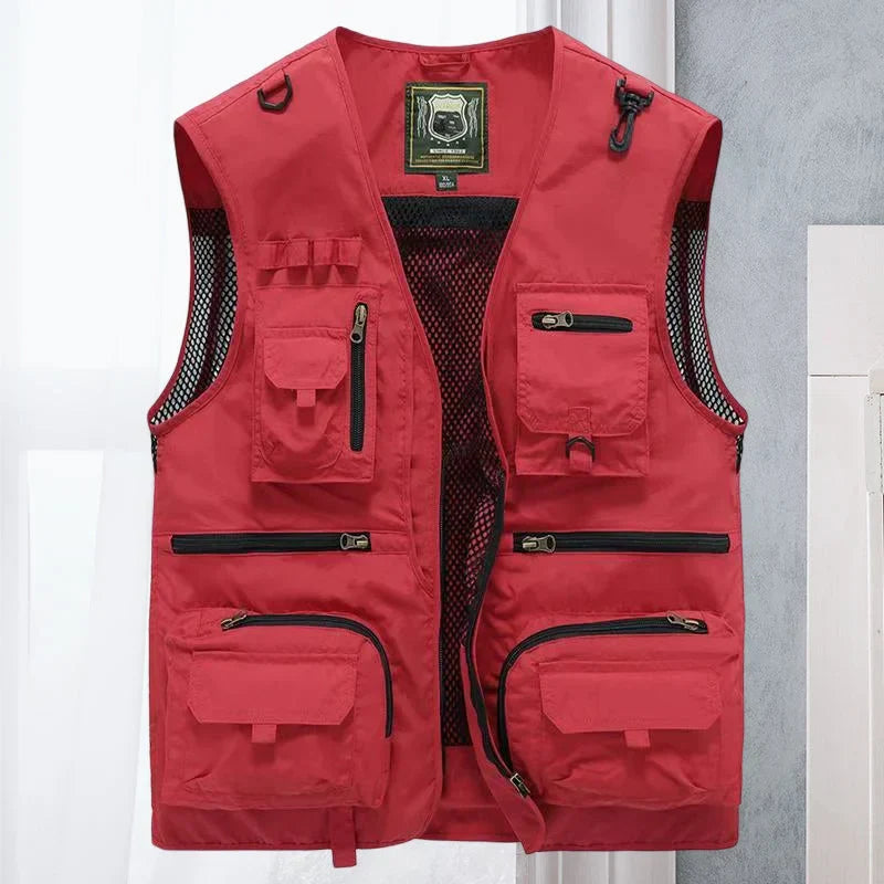 Breathable Cargo Vest for Hot Days