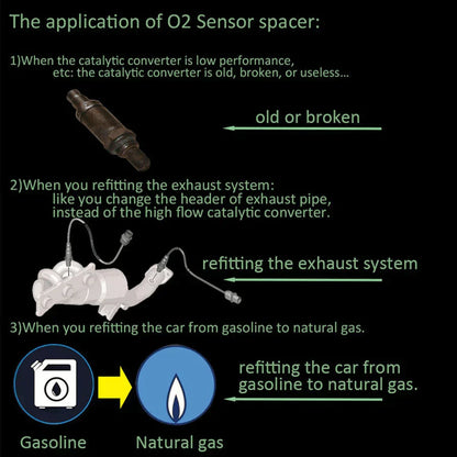 Oxygen Sensor Adapter Stainless Steel Car Tool