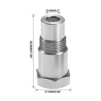 Oxygen Sensor Adapter with Mini Catalytic Converter
