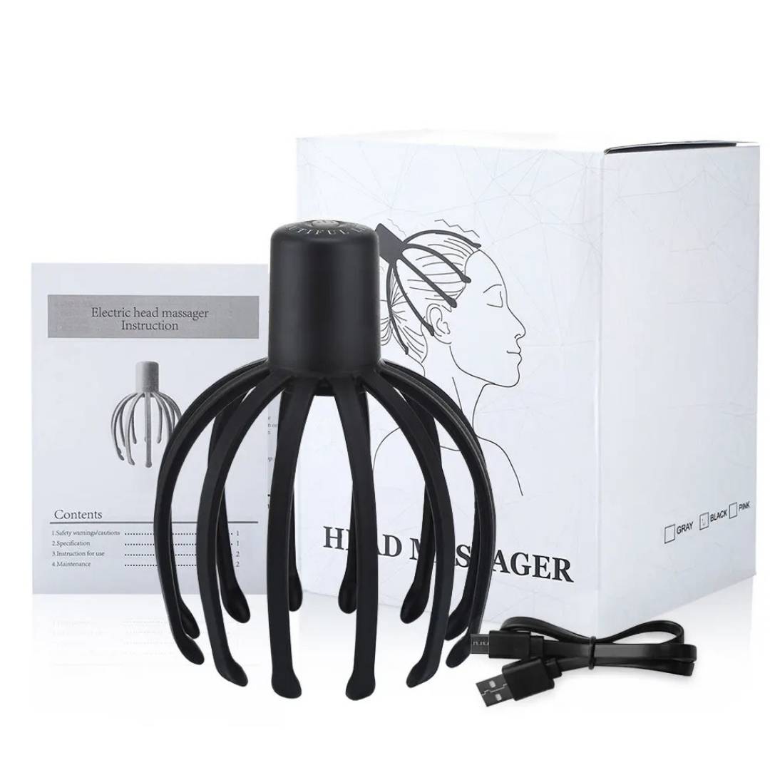 Head Massager Electric Scalp Stress Relief Tool