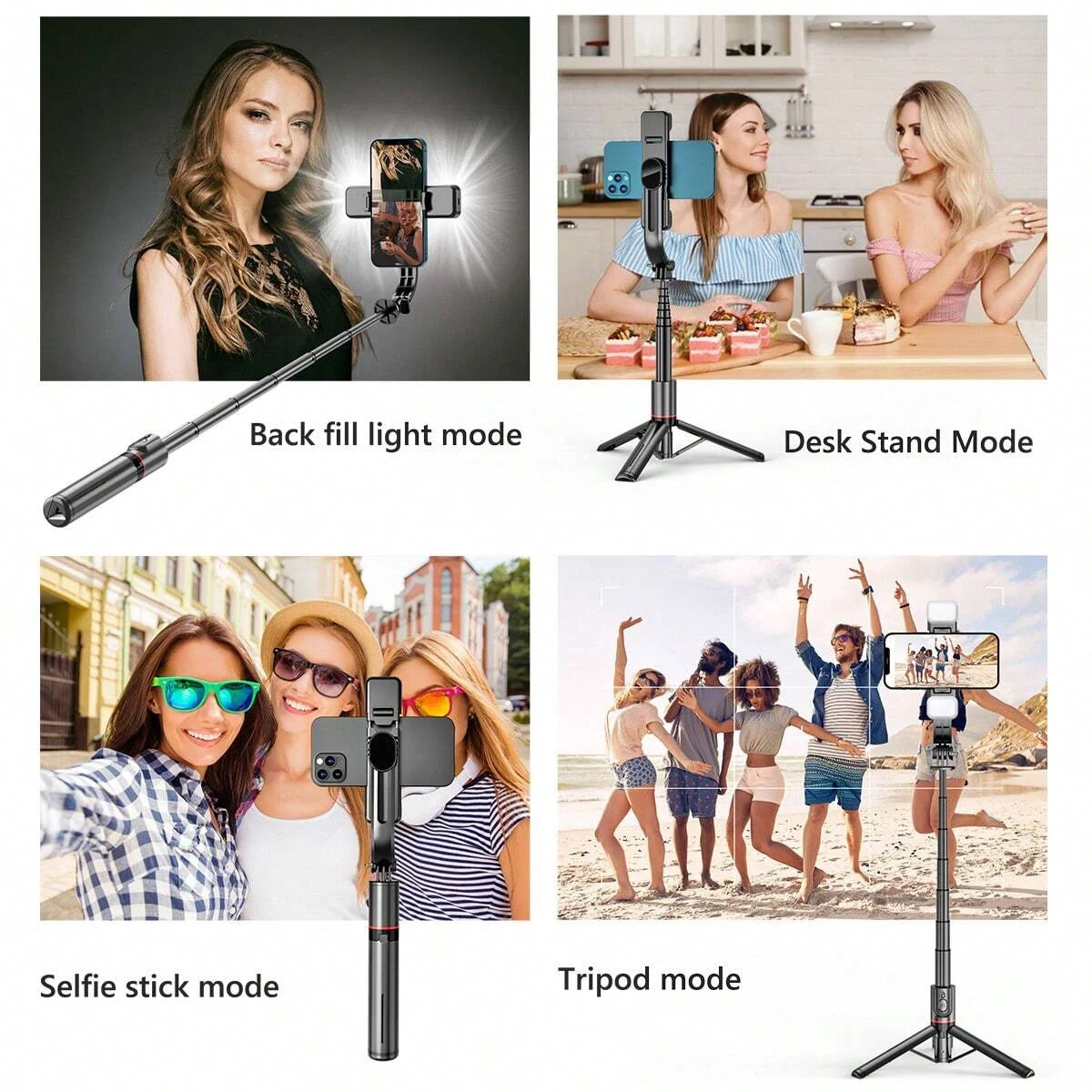 Vikbart Selfie Stick-stativ