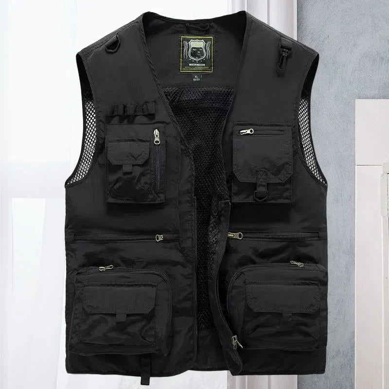 Breathable Cargo Vest for Hot Days