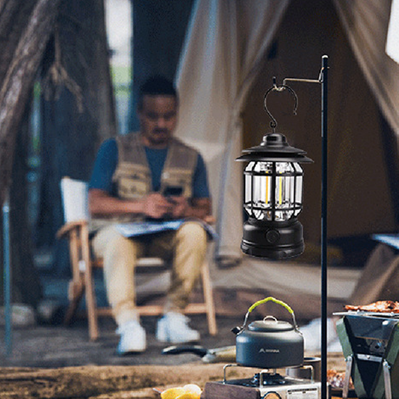 Calevina Bärbar Retro Campinglampa