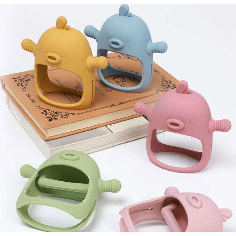Silicone Teething Mitten for Baby Relief