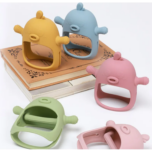 Silicone Teething Mitten for Baby Relief