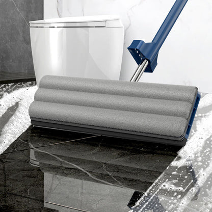 Floor Mop with Microfibre Pads and Swivel Head
