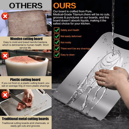 TitanBoards - 100% Pure Titanium Cutting Board