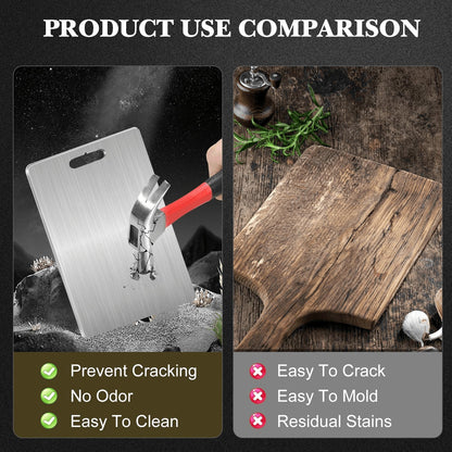 TitanBoards - 100% Pure Titanium Cutting Board