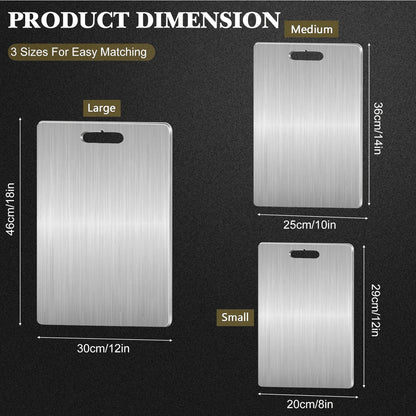 TitanBoards - 100% Pure Titanium Cutting Board
