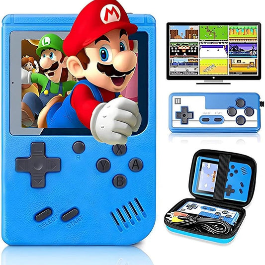 Video Game Console with Retro Handheld Style