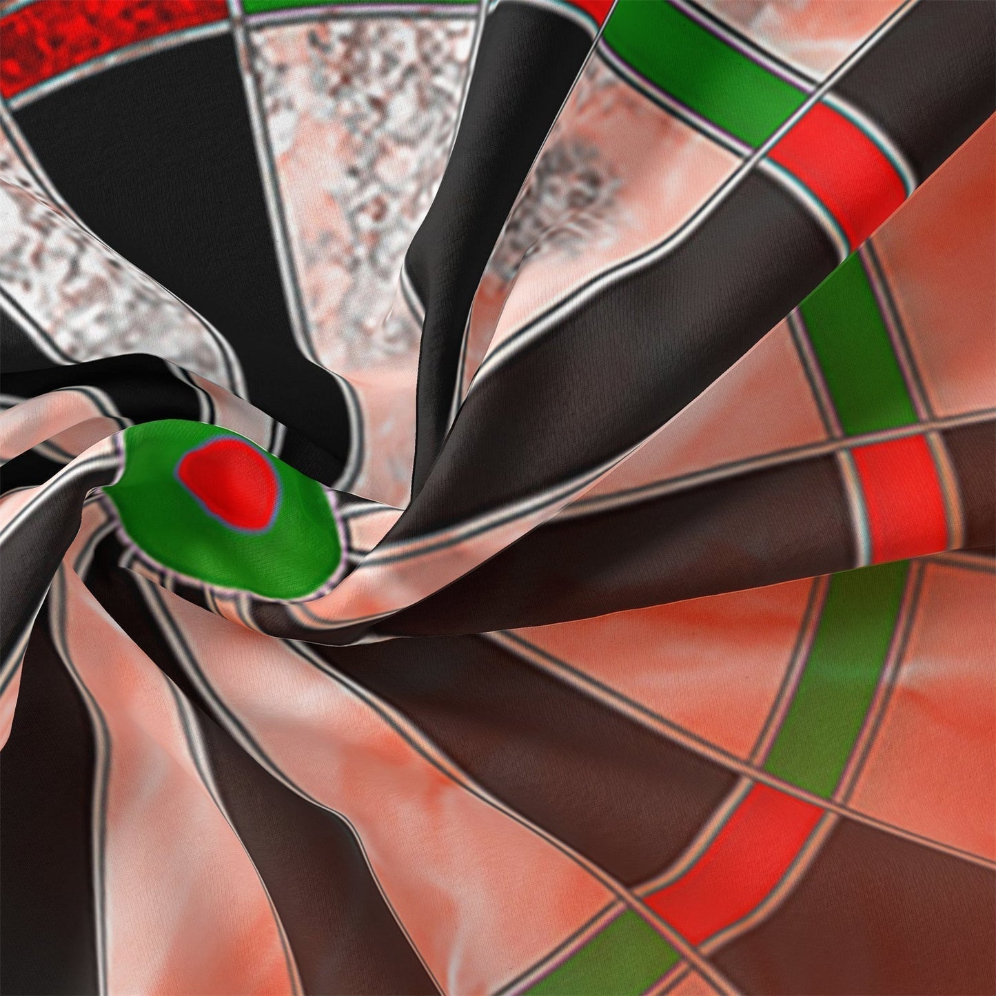 Cotton Duvet Set with Dartboard Print Design