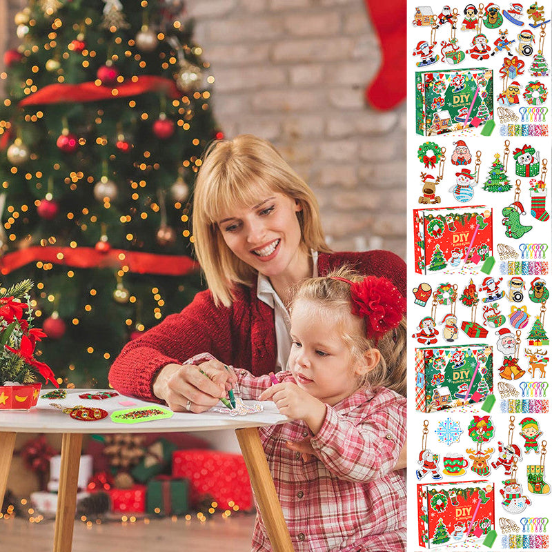 Jul diamant målning Sticker Kit