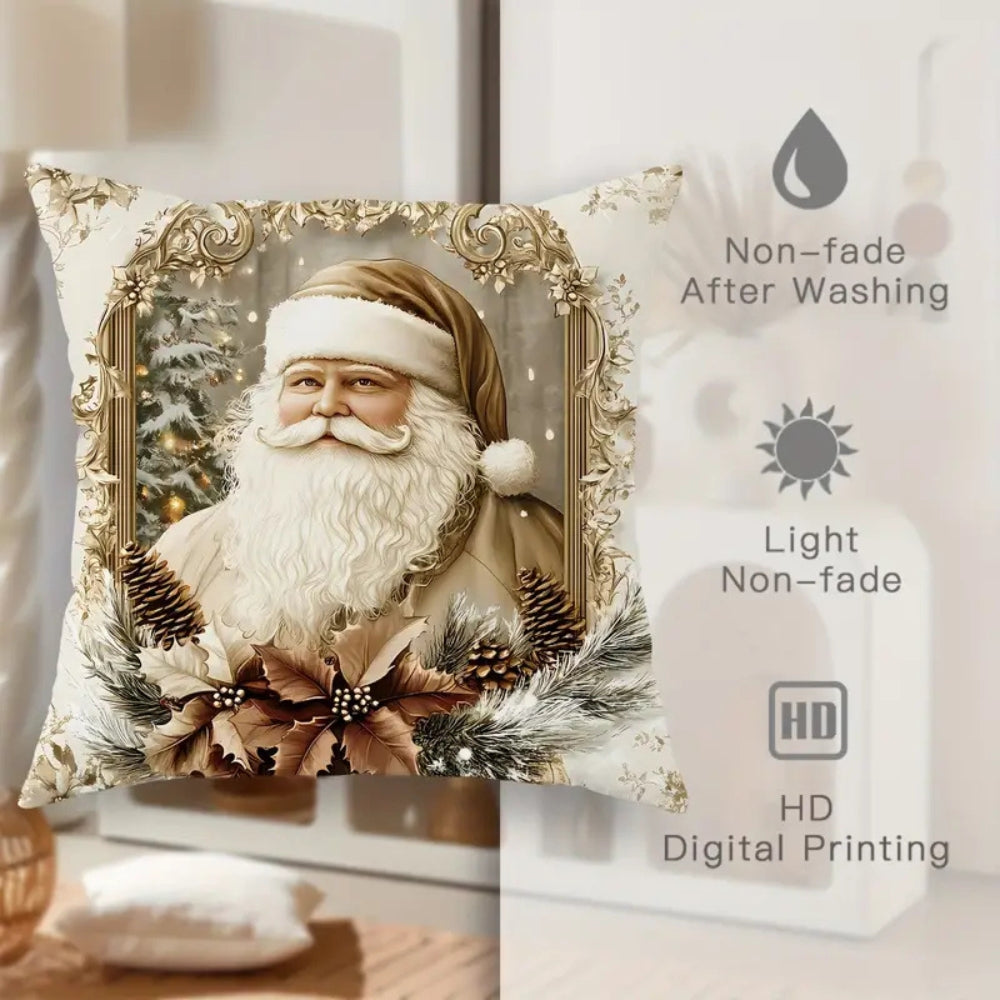 Cushion Covers Christmas Velvet Vintage Style