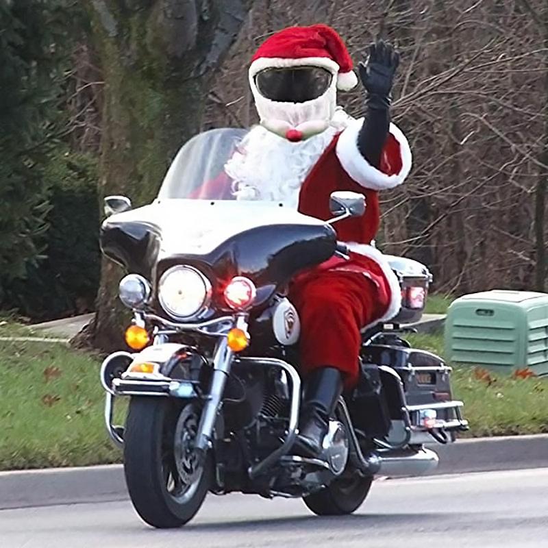 Jultomten Motorcykelhjälmskydd