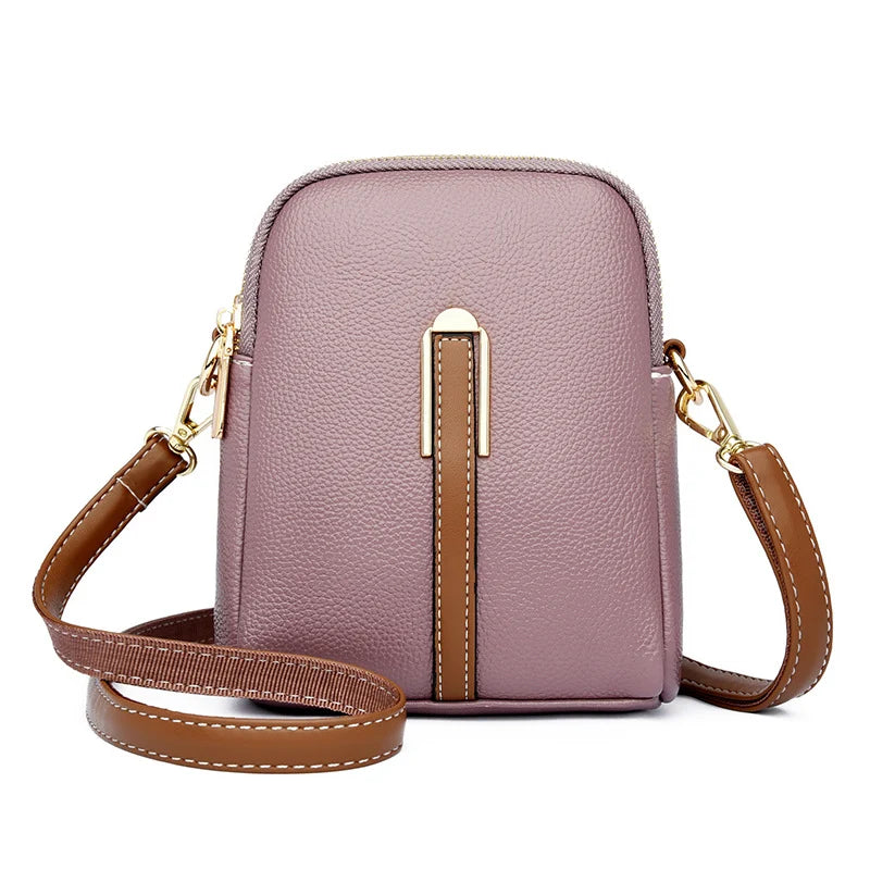 Mönster Crossbody axelremsväska