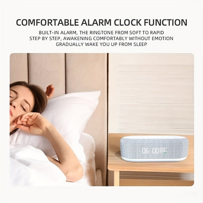 Wireless Charger Alarm Clock with Night Light
