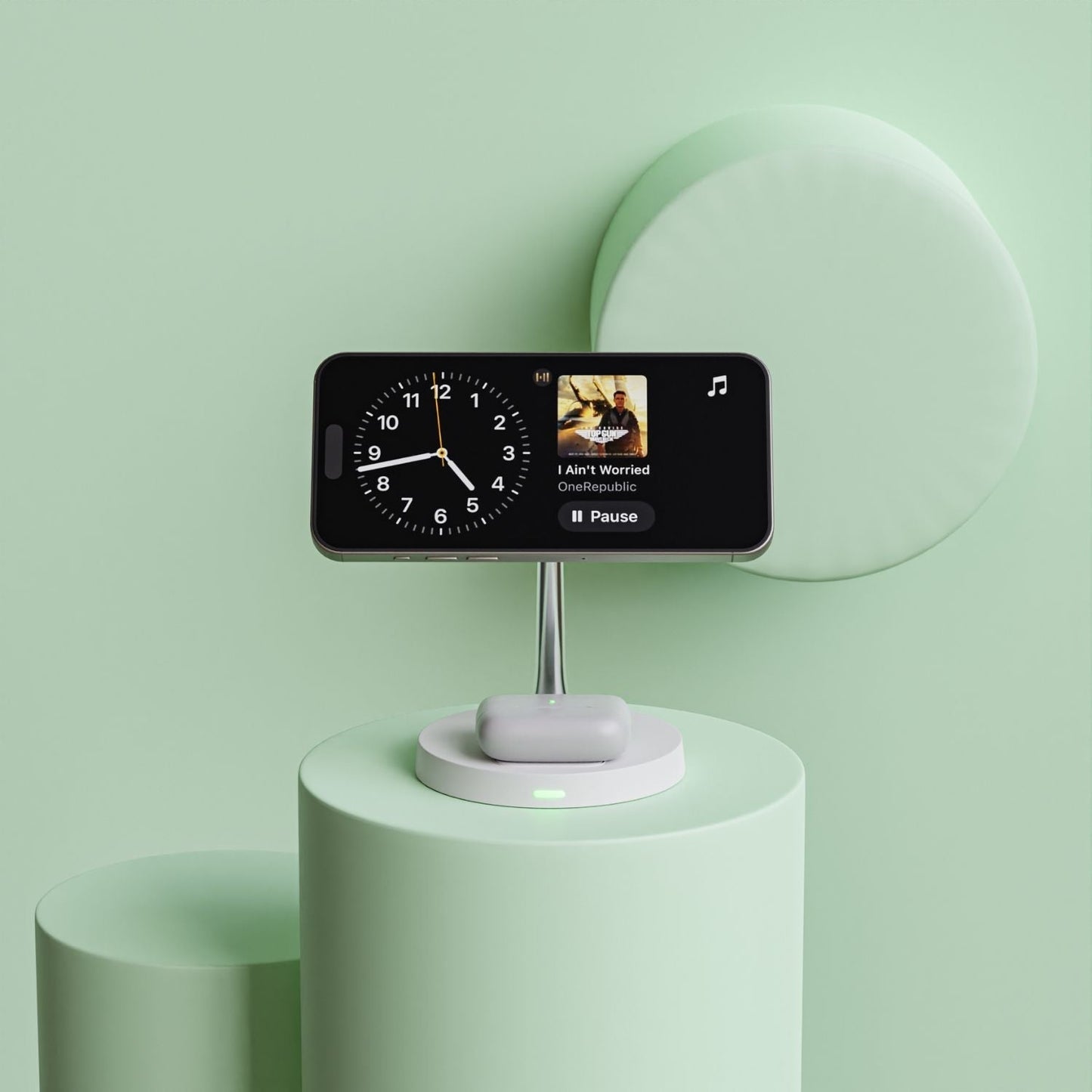 Wireless Phone Charger with MagSafe Stand