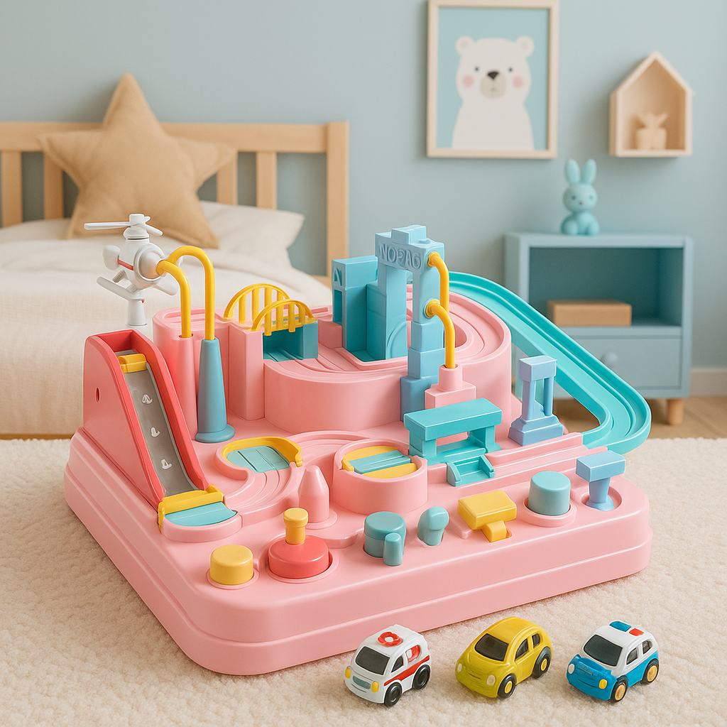 Kids Car Track Puzzle Educational Toy