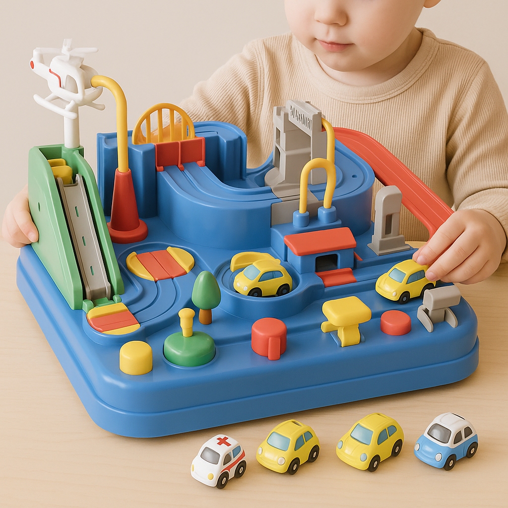 Kids Car Track Puzzle Educational Toy
