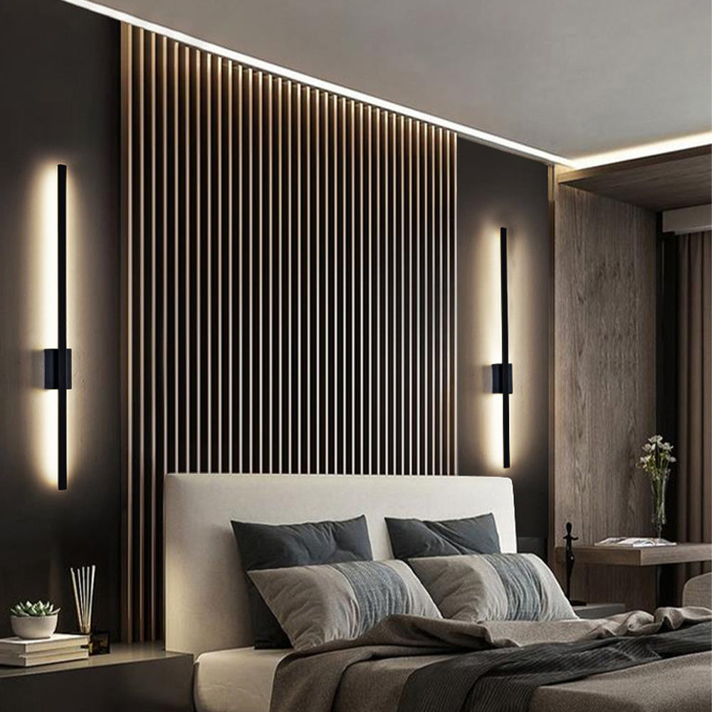 Wall Light Modern Black LED Indoor Fixture