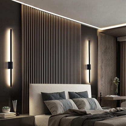 Wall Light Modern Black LED Indoor Fixture
