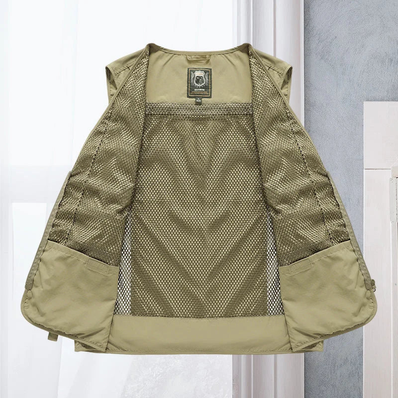 Breathable Cargo Vest for Hot Days