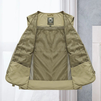 Breathable Cargo Vest for Hot Days