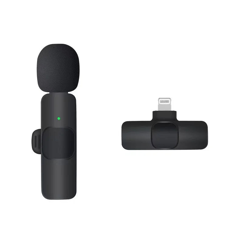Wireless Lavalier Microphone - 20m Range, Compatible with Many Devices