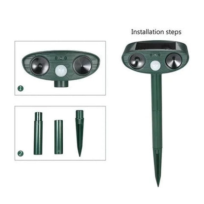 Garden Animal Repeller with Solar Sensor
