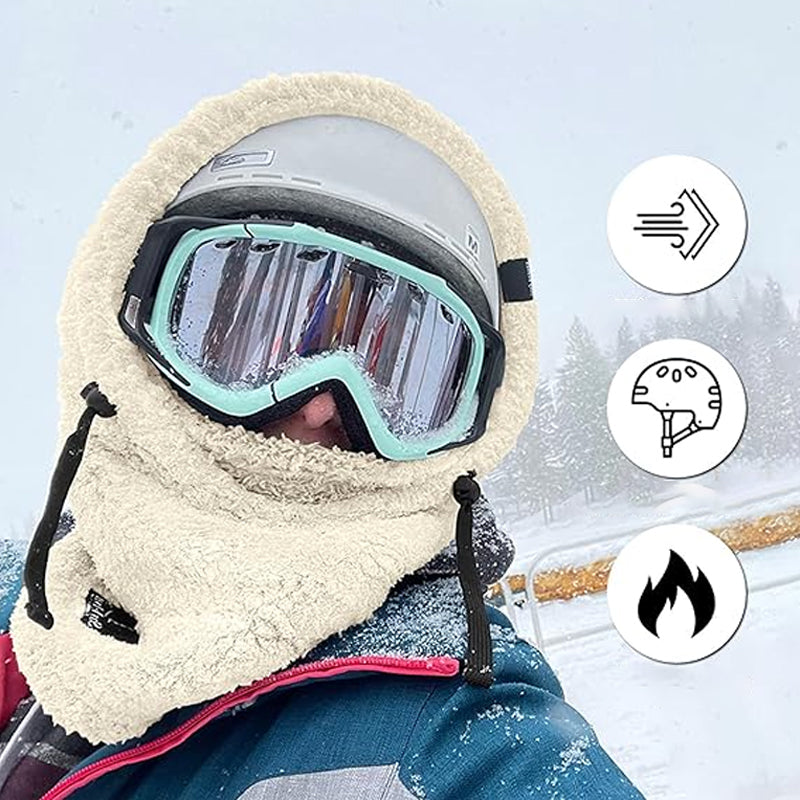 Fleece Balaclava Hooded Winter Face Warmer