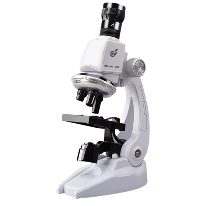 Microscope Kit Kids Plastic Educational Toy