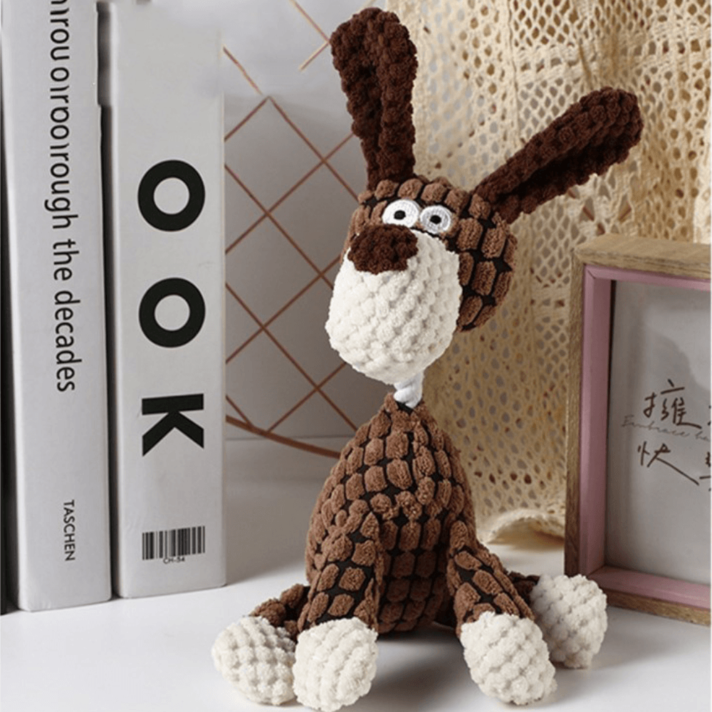Dog Toy Plush Chew Set for Aggressive Play