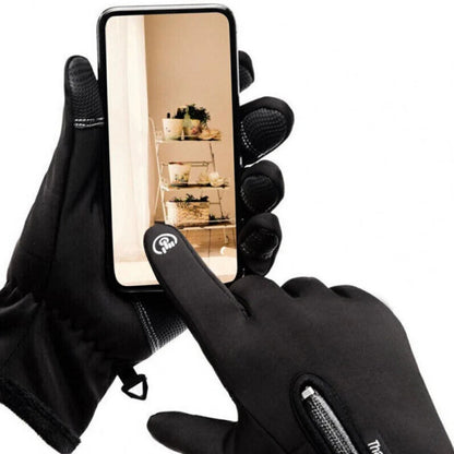 Heated Thermal Waterproof Winter Gloves Black