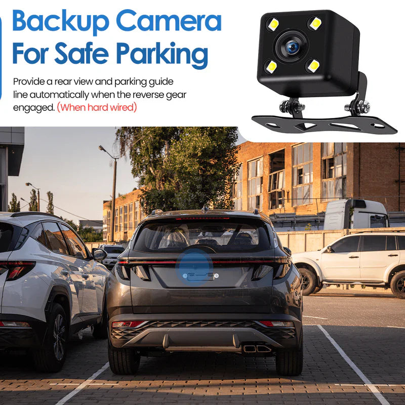 Dash Cam Triple Lens Car Camera Night Vision