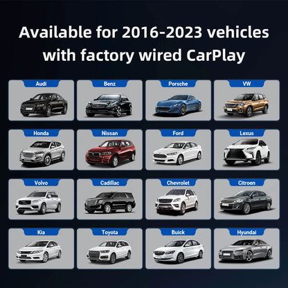 Play2Video Pro Wireless CarPlay/Android Auto Box with Netflix, YouTube, and IPTV