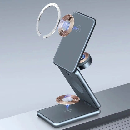 Wireless Phone Charger with Foldable Stand