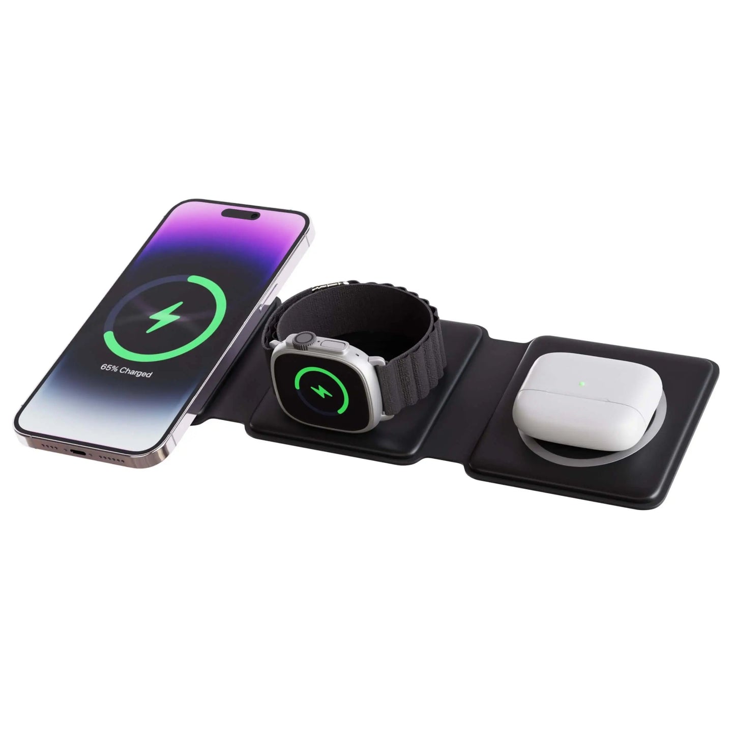 Wireless Charging Pad Foldable Travel Dock
