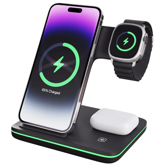 Wireless Charging Dock for iPhone and Apple Watch