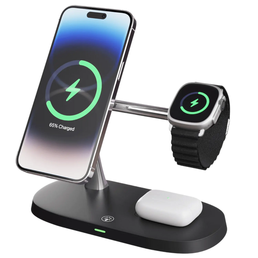 Wireless Charging Station with Magnetic Stand