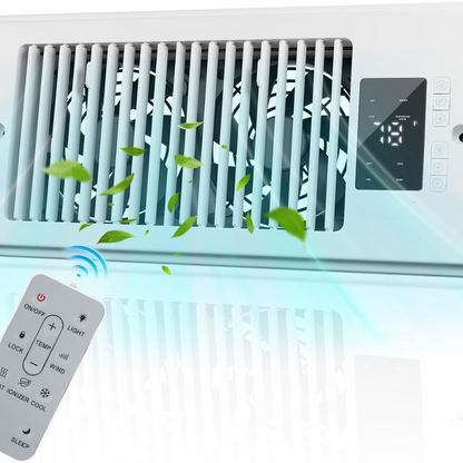 Floor Vent Fan Booster with Remote Control