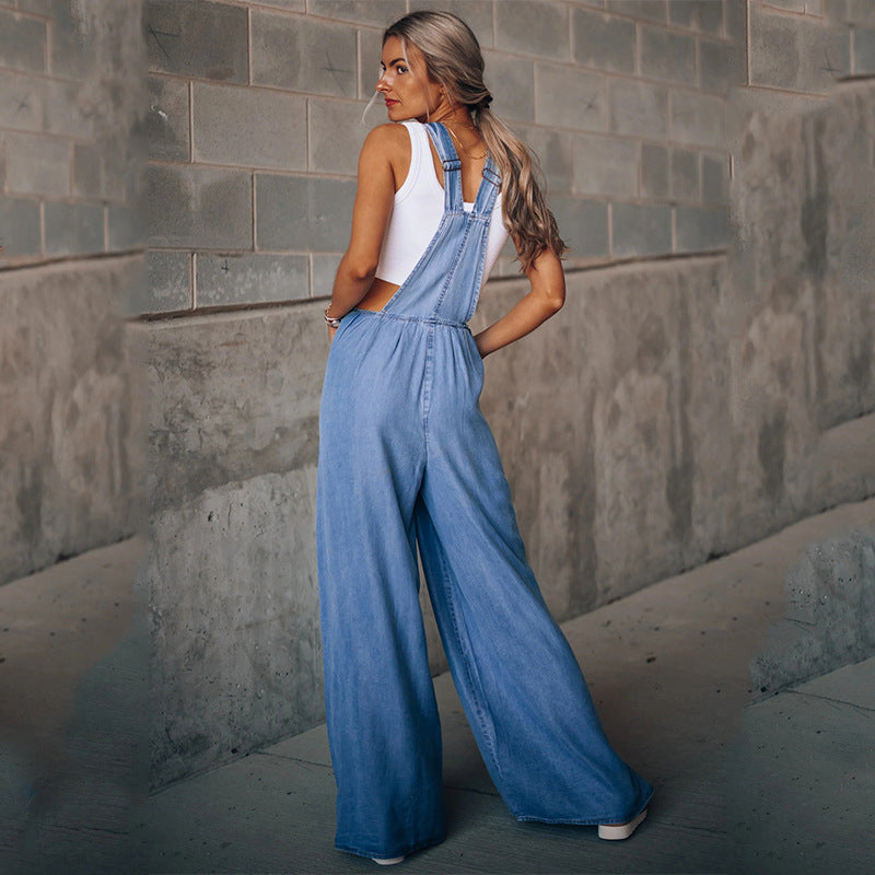 Solenn - Jumpsuit i jeanstyg