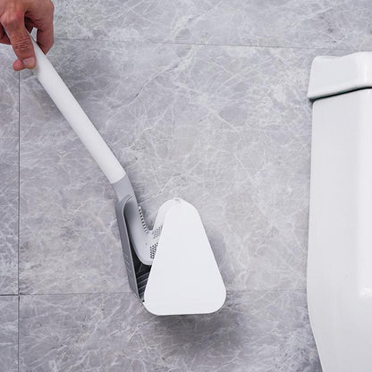 Toilet Brush with Silicone Head and Holder