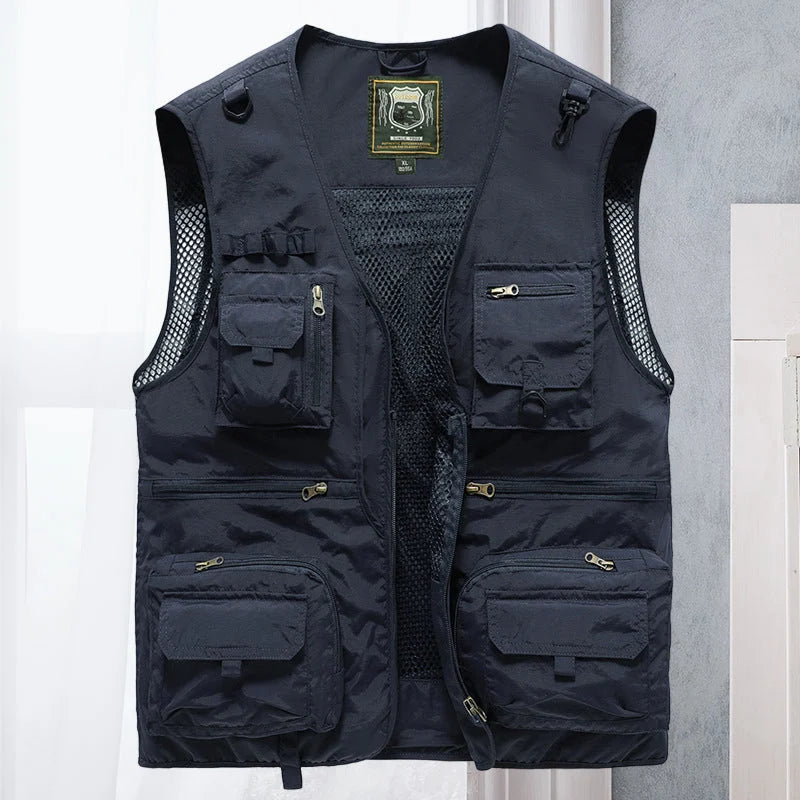 Breathable Cargo Vest för Varma Dagar