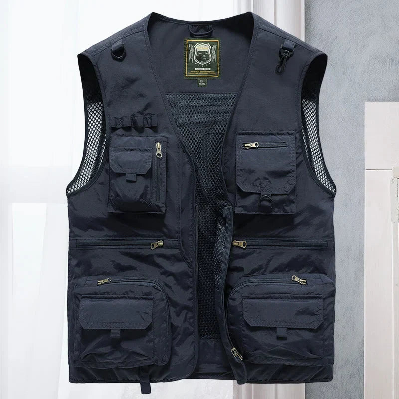 Breathable Cargo Vest for Hot Days