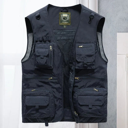 Breathable Cargo Vest for Hot Days
