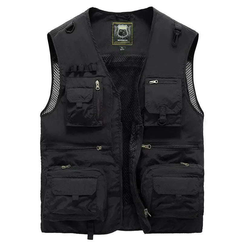 Breathable Cargo Vest for Hot Days