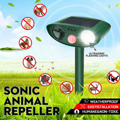 Garden Animal Repeller with Solar Sensor