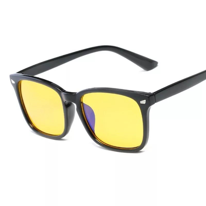 Blue Light Blocking Square Frame Glasses